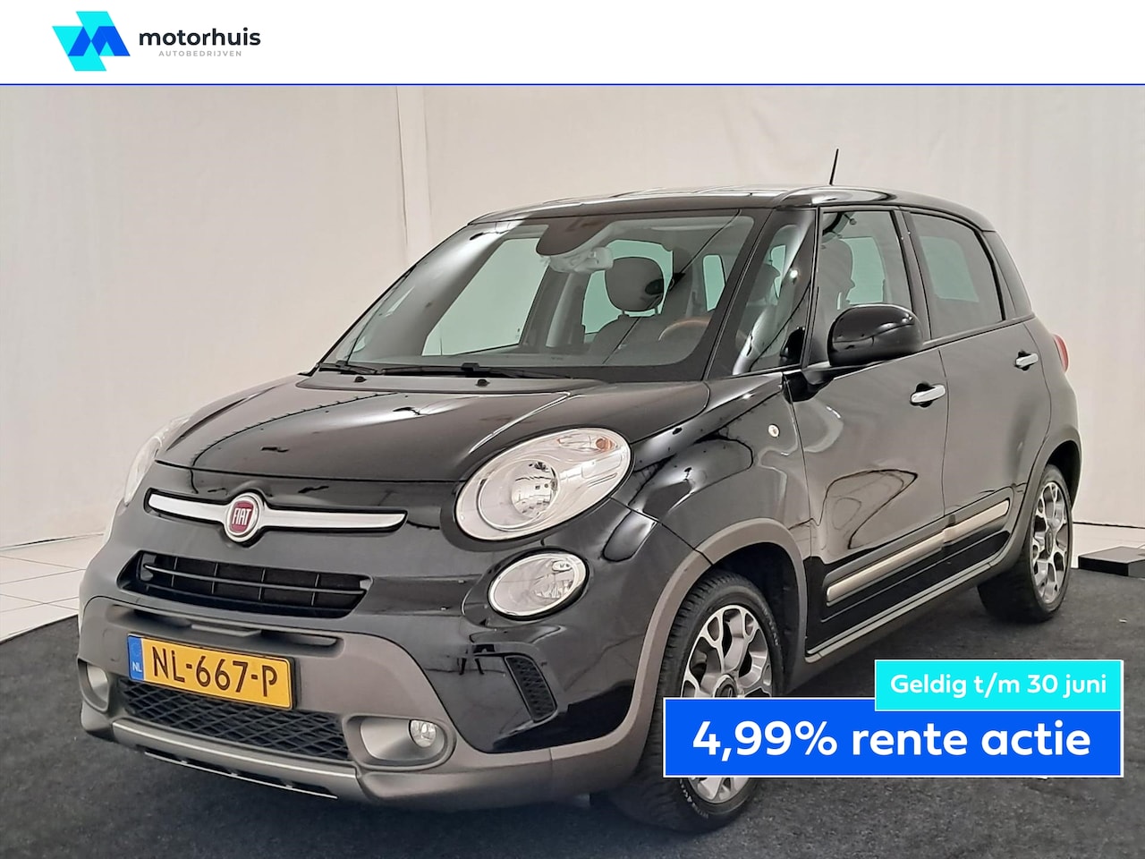 Fiat 500 L - TwinAir Turbo Eco 105pk Trekking / Navigatie / Climate Controle - AutoWereld.nl