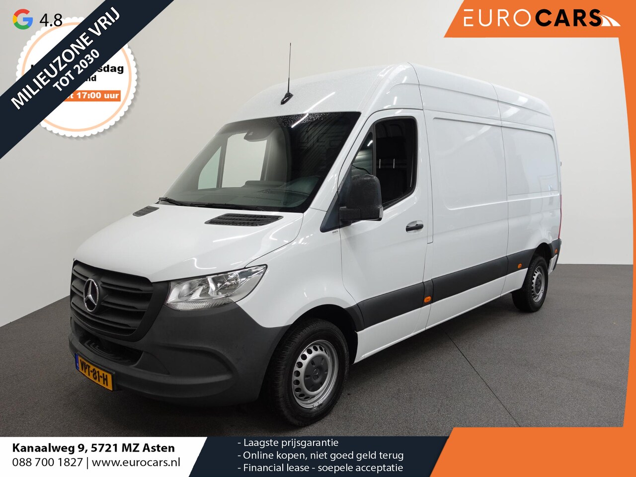 Mercedes-Benz Sprinter - 211 2.2 CDI L2H2 Aut Airco Navi Camera 3 zits - AutoWereld.nl