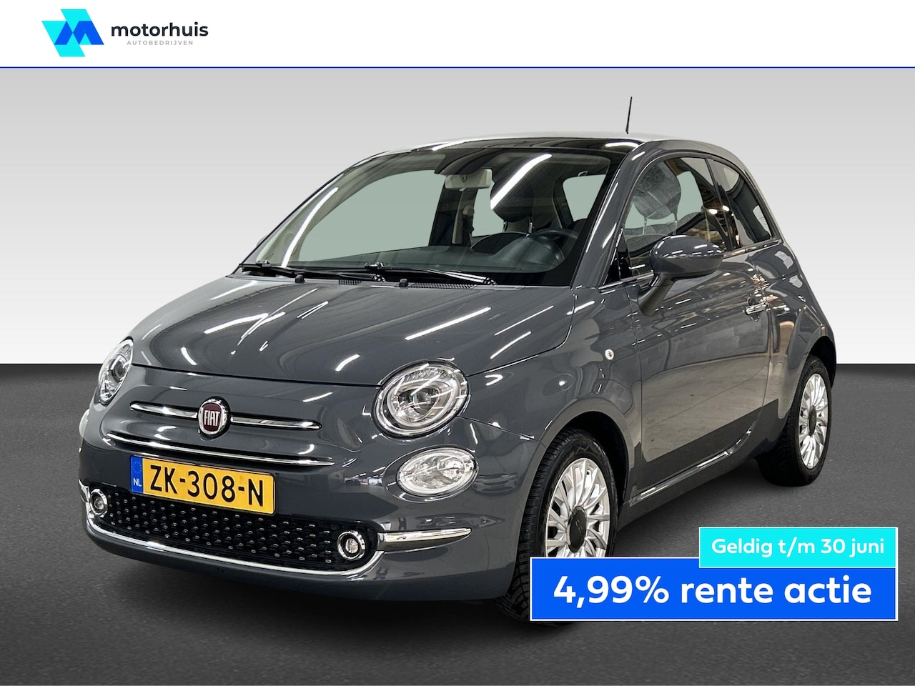 Fiat 500 - 0.9 TURBO 85PK LOUNGE NAVI TEL CRUISE NAP - AutoWereld.nl