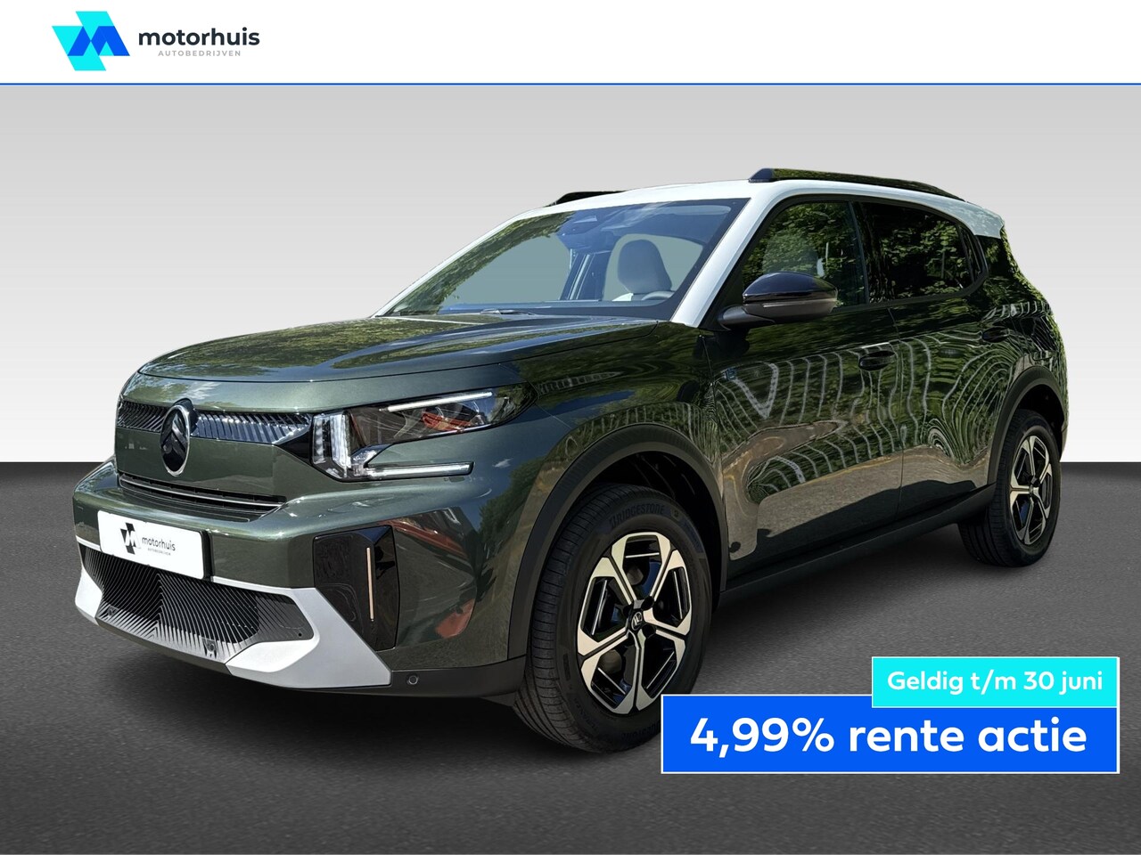 Citroën C3 Aircross - | MAX | Montana Green | Two Tone Polar White | 11kW Boordlader | Comfort & Connectiviteit - AutoWereld.nl