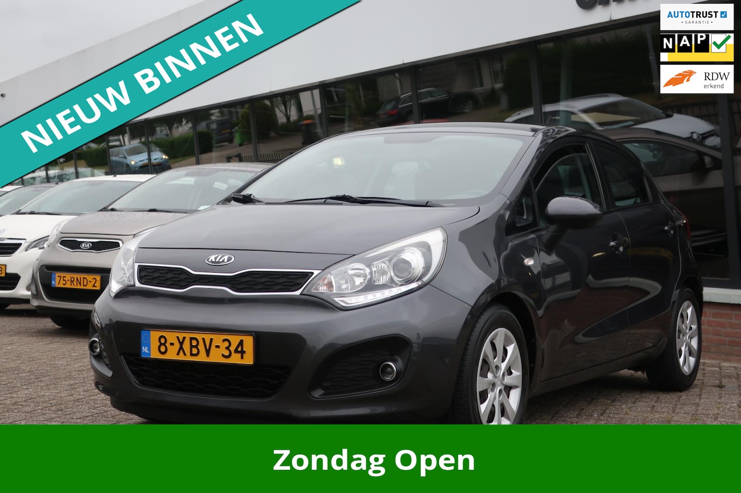 Kia Rio - 1.2 CVVT BusinessLine 2e EIG_AIRCO_LED_CRUIS_N.A.P. - AutoWereld.nl