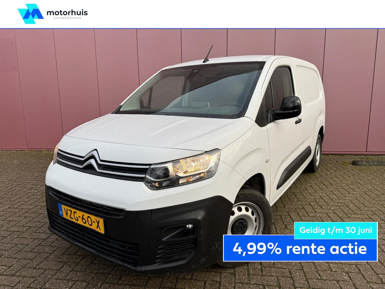 Citroën Berlingo - Van GB 1.5 BlueHDi 100pk L2 verhoogd laadvermogen - AutoWereld.nl