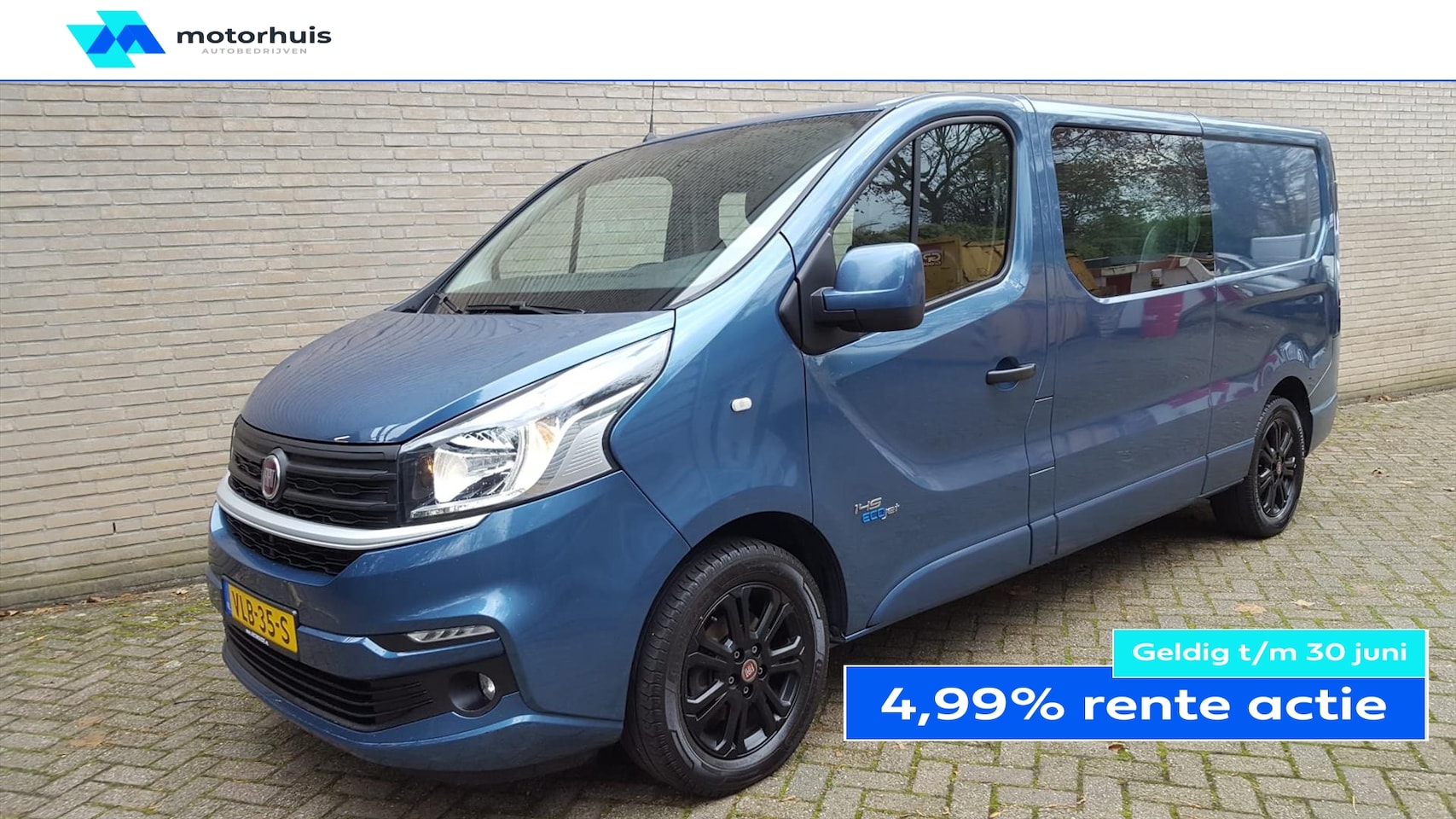 Fiat Talento - GB Dubbele Cabine 145pk D. L2H1 Business Pro / Airco / Apple Carplay- Android auto *EURO-6 - AutoWereld.nl