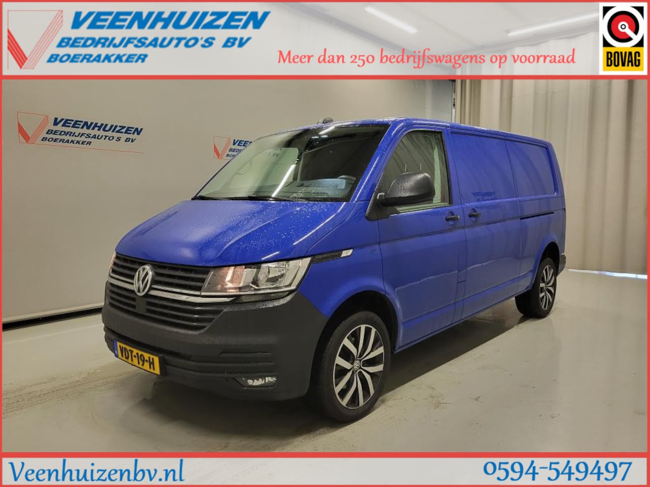 Volkswagen Transporter - 2.0TDI 150pk L2/H1 Automaat Euro 6! - AutoWereld.nl