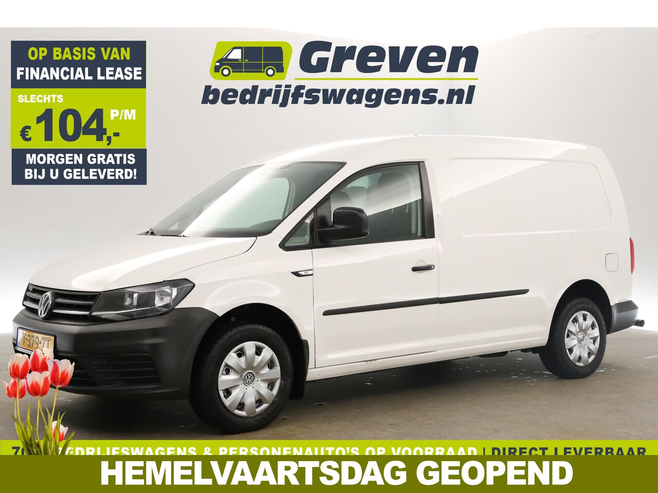 Volkswagen Caddy Maxi - 1.4 TGI L2H1 | CNG | 111PK Cruisecontrol Parkeersensoren Elektrpakket Schuifdeur - AutoWereld.nl