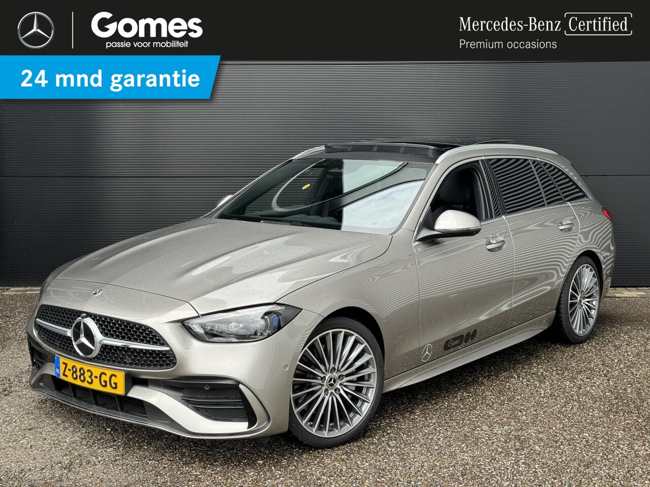 Mercedes-Benz C-klasse Estate - 180 AMG Line | Premium | Panoramadak | Burmester® 3D | 360° Camera | Sfeerverlichting | Me - AutoWereld.nl