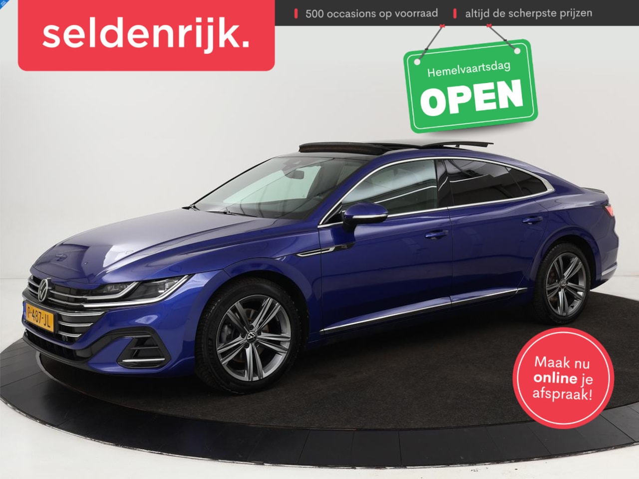Volkswagen Arteon - 1.4 TSI eHybrid R-Line Business+ | Panoramadak | Trekhaak | Stoelverwarming | Matrix LED | - AutoWereld.nl