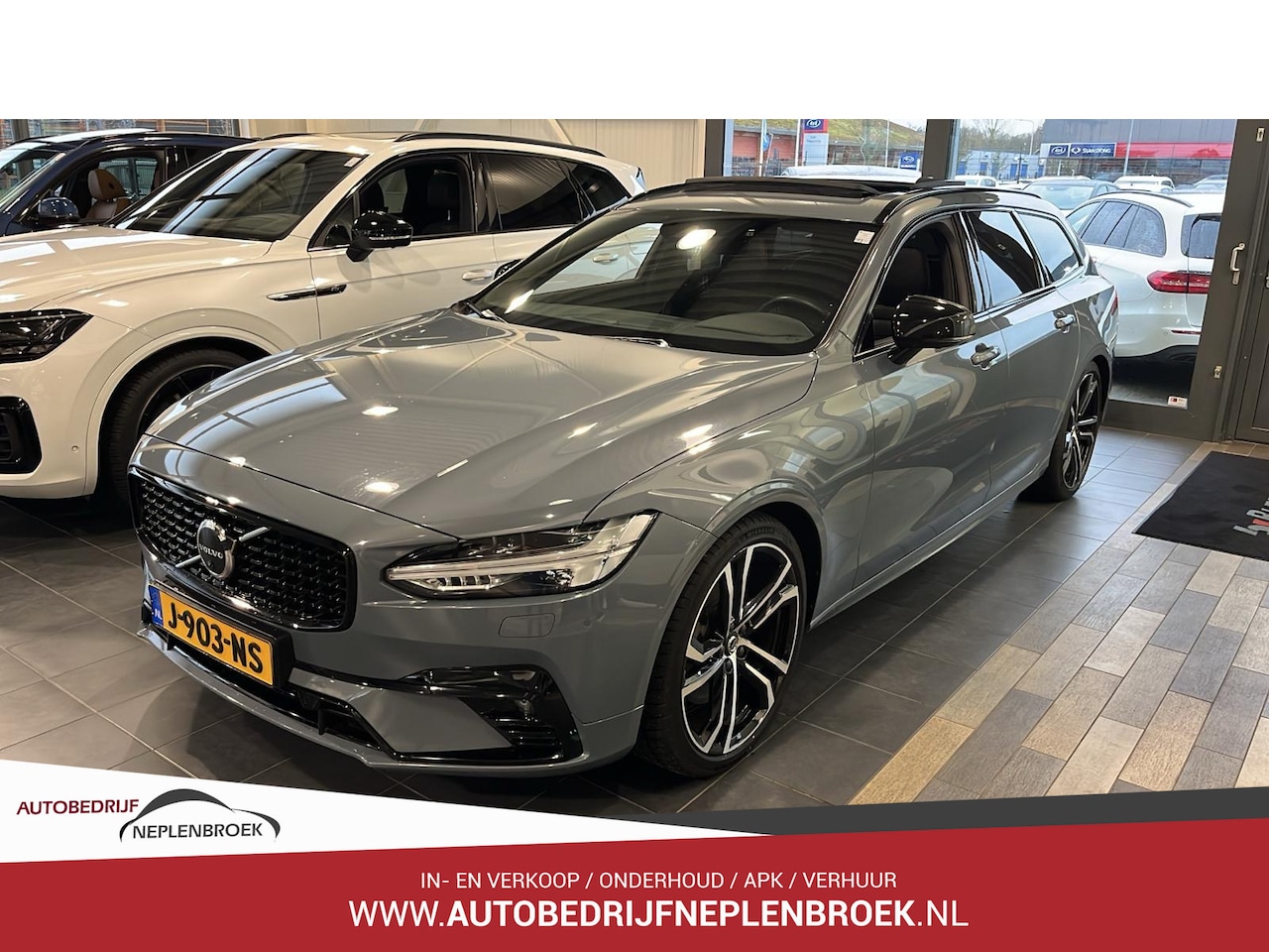 Volvo V90 - 2.0 B4 R-Design Harman/Kardon | Panoramad Winterpakket | Camera - AutoWereld.nl