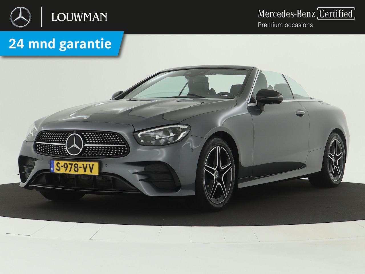Mercedes-Benz E-klasse Cabrio - 200 AMG Line | Rijassistentie pack | Burmester | Leer icm Memory seats | Airscarf + aircap - AutoWereld.nl
