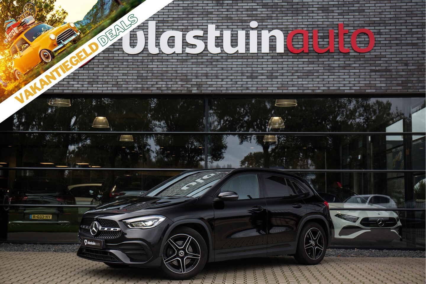 Mercedes-Benz GLA-Klasse - 200 AMG Line 200 AMG Line ,Trekhaak, Rood Stiksel - AutoWereld.nl