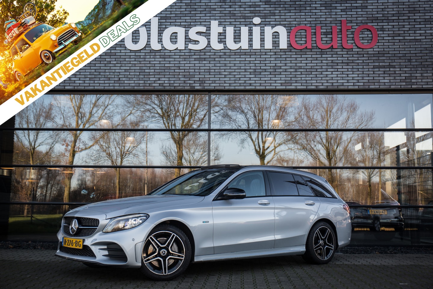Mercedes-Benz C-klasse Estate - 300 e Business Solution AMG Limited 300 e Business Solution AMG Limited , Pano dak, Virtual cockpit, Trekhaak, - AutoWereld.nl