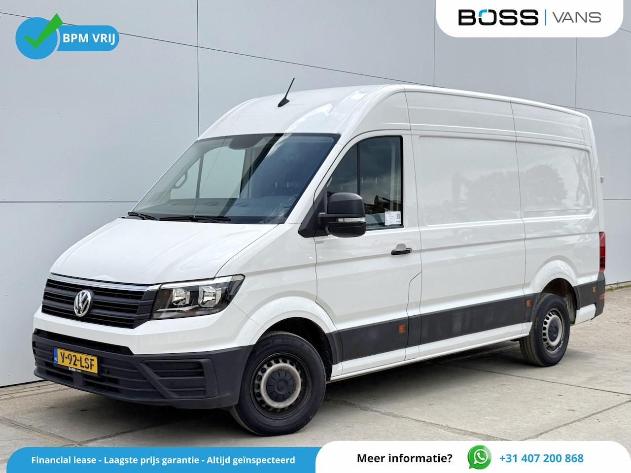 Volkswagen Crafter - 2.0 TDI 140pk L3H3 Airco Cruise Control Carplay Parkeersensoren voor achter - AutoWereld.nl