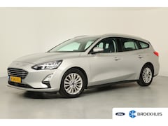 Ford Focus Wagon - 1.0 EcoBoost Titanium Business Automaat | Dealer Onderhouden | LED | Navi | Clima | Keyles