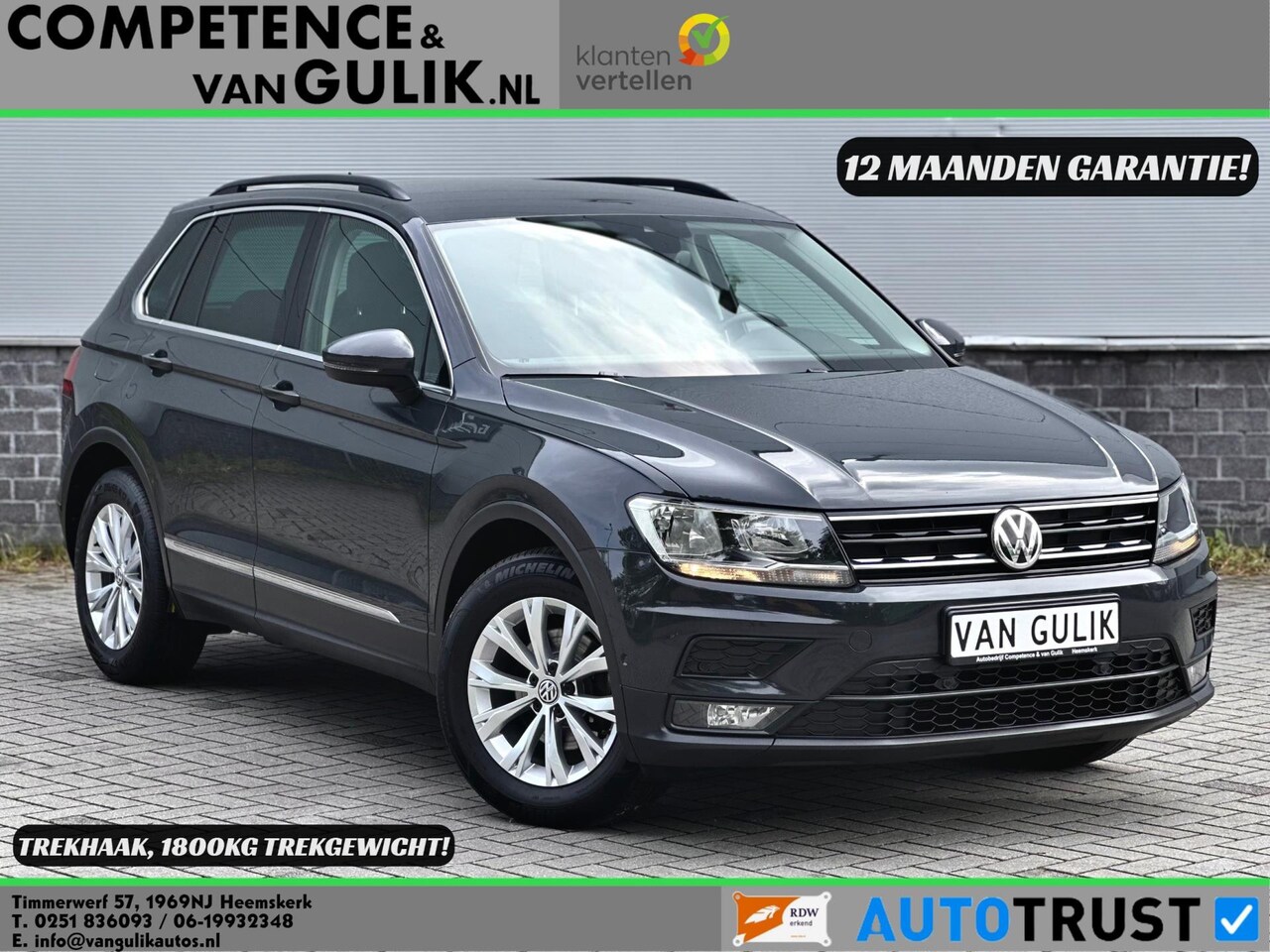 Volkswagen Tiguan - 1.5 TSI Comfortline | Massage | ACC | Trekhaak | Carplay | - AutoWereld.nl