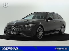 Mercedes-Benz C-klasse Estate - 180 Business Solution AMG | Trekhaak | Nightpakket | Parkeerpakket met 360°-camera | EASY