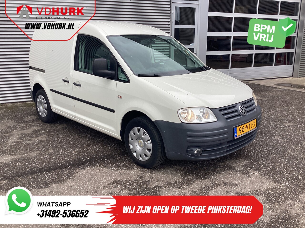 Volkswagen Caddy - 2.0 SDI EXPORT ONLY MARGE NL auto/ APK 10-2025/ Airco/ Trekhaak - AutoWereld.nl