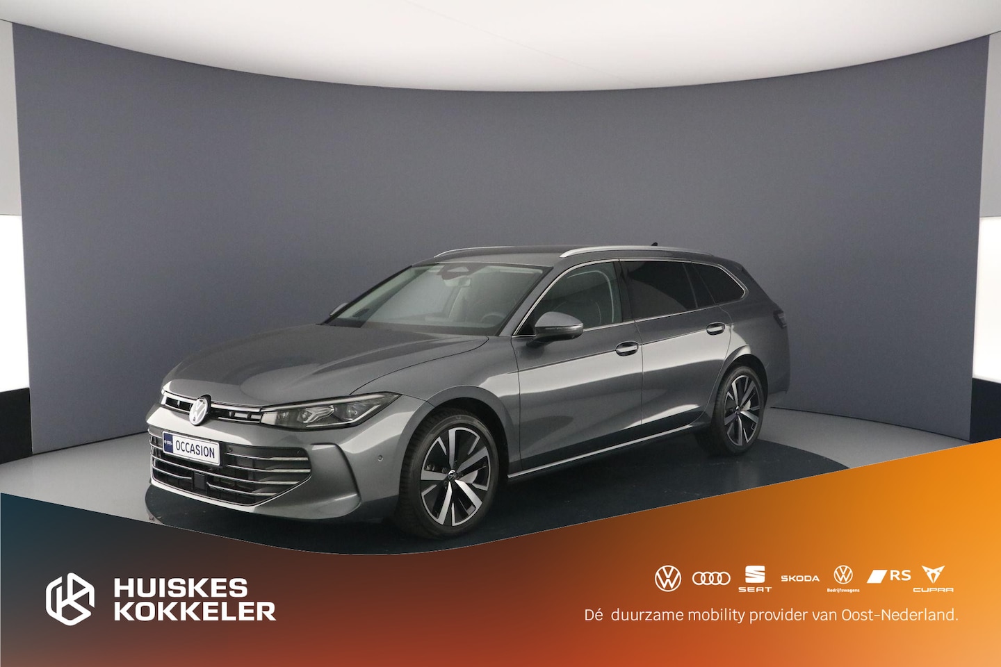 Volkswagen Passat Variant - Business 1.5 eTSI 150pk DSG Automaat Trekhaak, 360 camera, Harman Kardon audio, Adaptive c - AutoWereld.nl