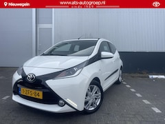Toyota Aygo - 1.0 VVT-i x-wave | Open vouwdak | Lichtmetalen velgen | Half lederen bekleding | Navigatie