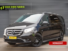 Mercedes-Benz Vito - 114 CDI XL, L3 DC-5P, BLACK EDITION, AUT. TREKHAAK, CRUISE, CLIMA, NAP, SIDESTEPS, DUBBELE