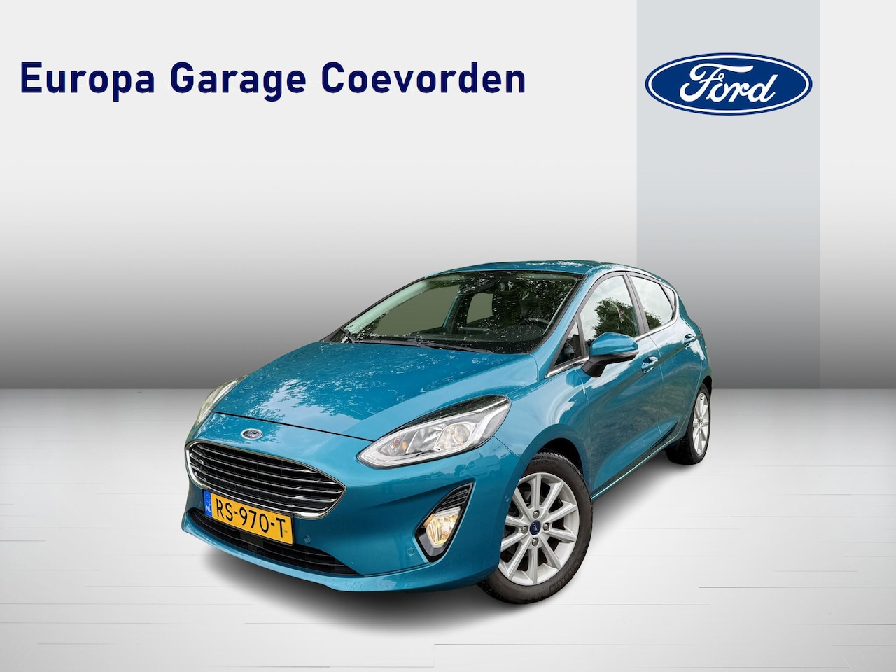 Ford Fiesta - 1.0 EB 100PK Titanium Automaat | ADAP. CRUISE | NAVI | CLIMA | 1E EIG | - AutoWereld.nl