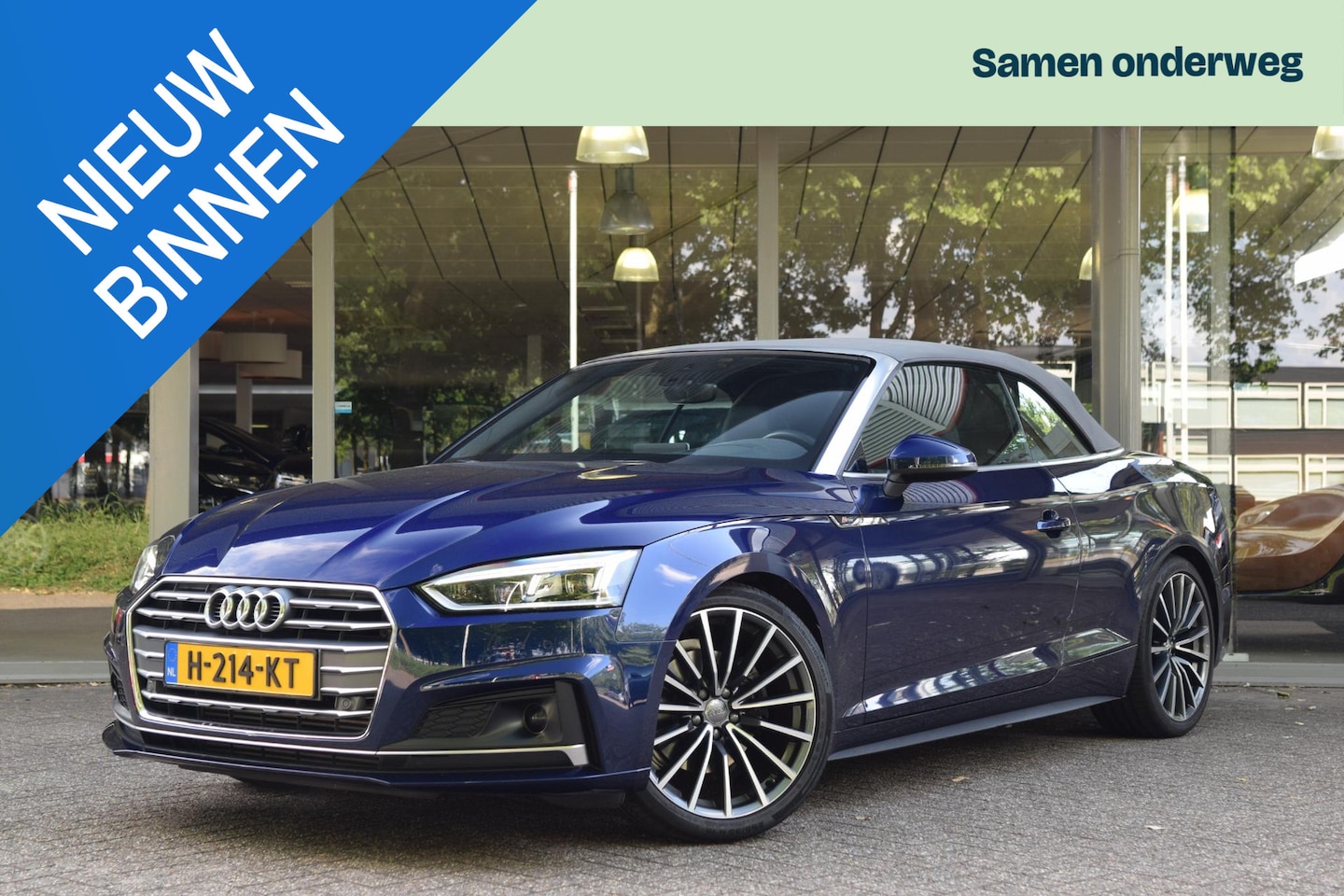 Audi A5 Cabriolet - 40 TFSI 190PK S Line Edition DSG Full Options! - AutoWereld.nl