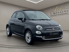 Fiat 500 C - 1.2 Lounge 2017 ZWART | Cabrio | Apple CarPlay | Benzine | PDC