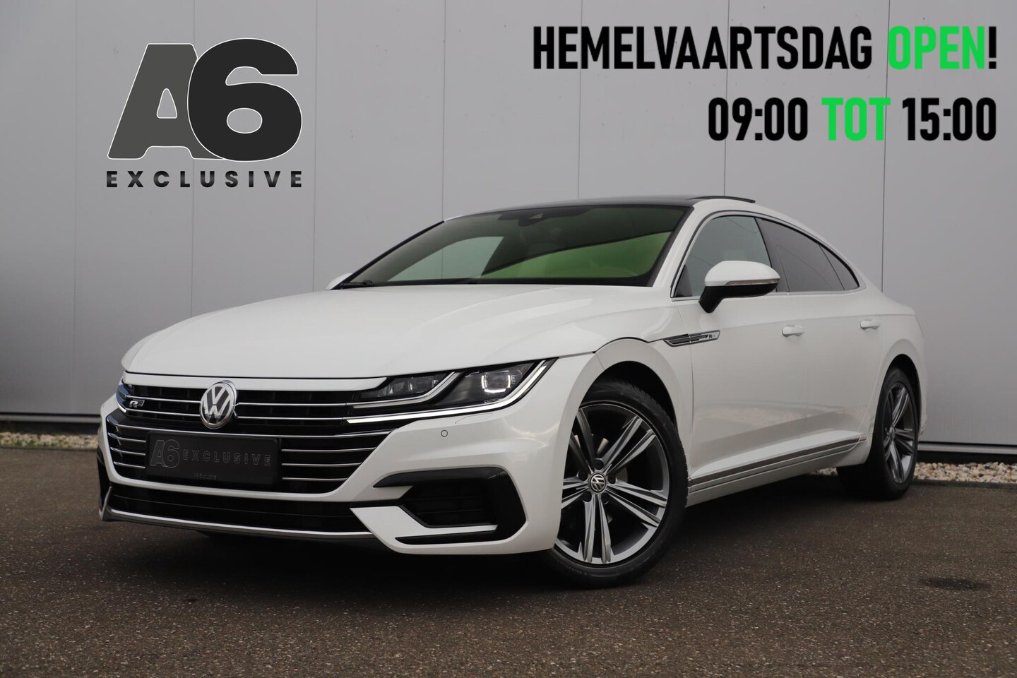 Volkswagen Arteon - 1.5 TSI Business R 150PK DSG Automaat Virtual Panoramadak Keyless Navigatie Adaptive Cruis - AutoWereld.nl