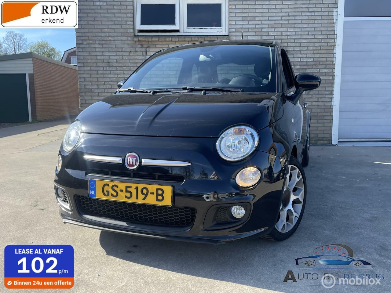 Fiat 500 - 0.9 TwinAir Turbo Lounge 80PK NAP Nieuwe APK Camera - AutoWereld.nl