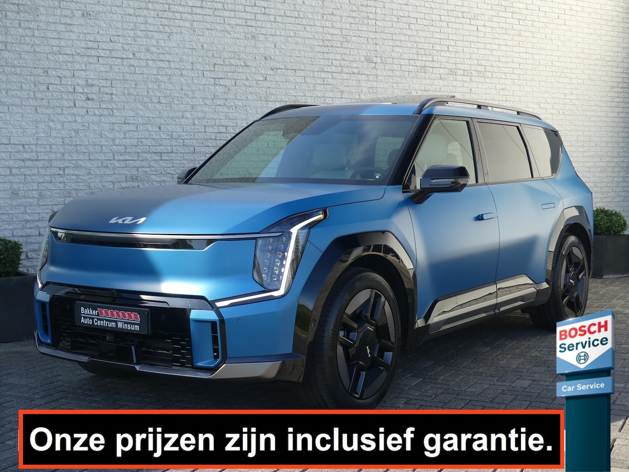 Kia EV9 - 99.8KWH 385PK AWD GT-LINE PANO.DAK/360CAMERA/LEER/MASSAGE/HEAD-UP - AutoWereld.nl