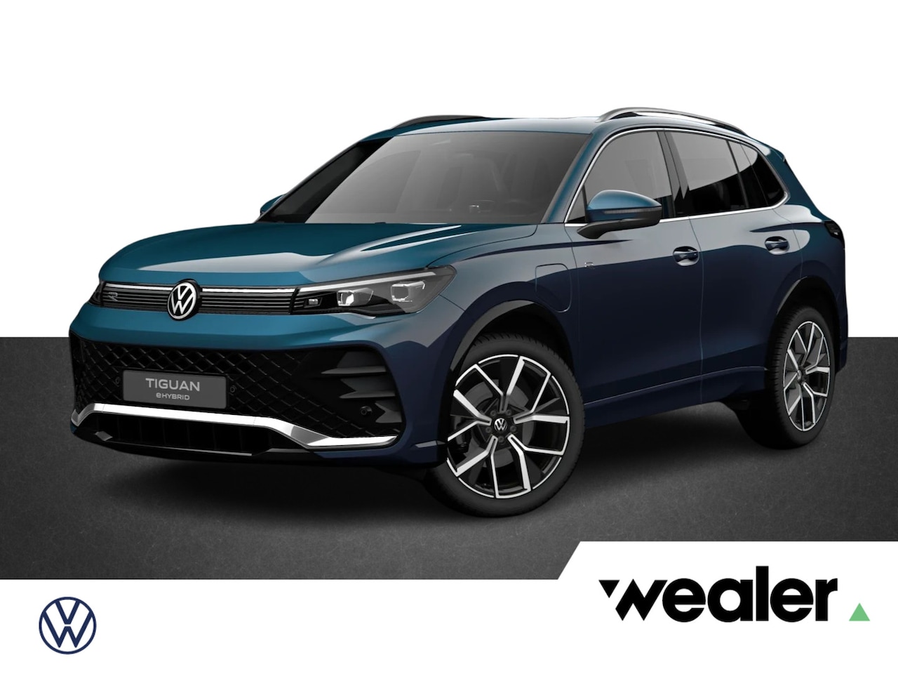 Volkswagen Tiguan - R-Line-Edition 1.5 eHybrid 150 kW / 204 pk DSG | Trekhaak wegklapbaar | Stoel- & stuurwiel - AutoWereld.nl