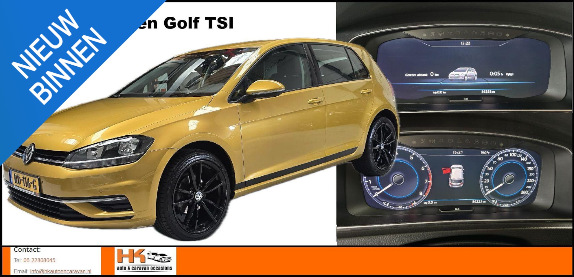 Volkswagen Golf - 1.0 TSI Virtual Cockpit Adaptive cruisecontrole, BOMVOL OPTIES! - AutoWereld.nl