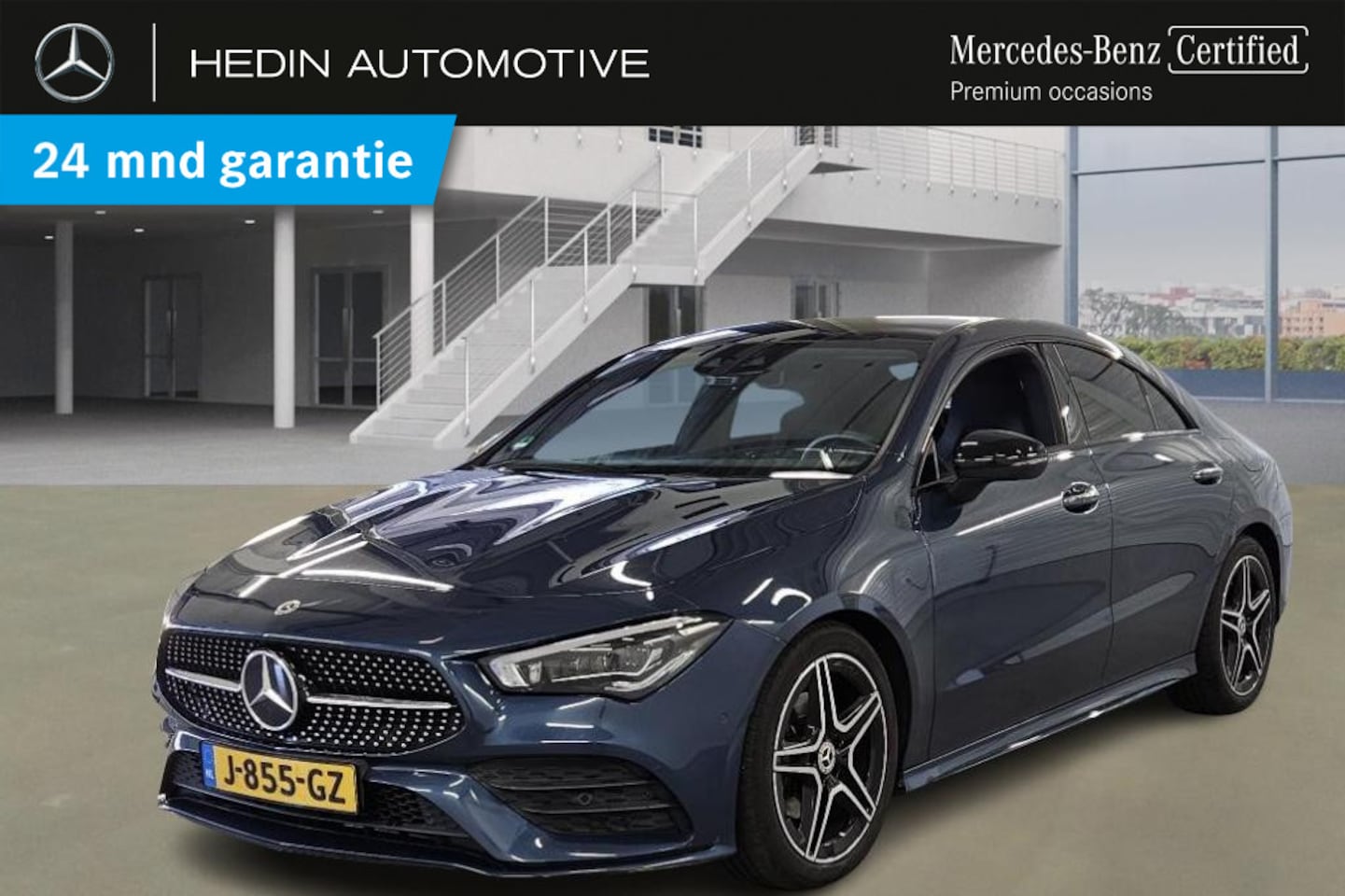 Mercedes-Benz CLA-Klasse - CLA 180 Coupé Automaat Business Solution AMG | Premium Plus Pakket | Memory | Nightpakket - AutoWereld.nl