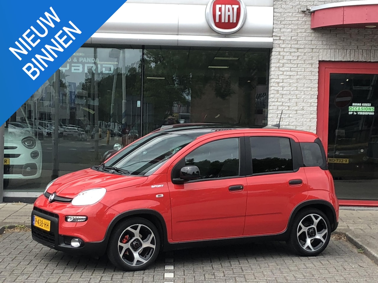 Fiat Panda - 1.0 Hybrid Sport 5-drs CLIMATE|APPLE/ANDROID|TREKHAAK|16" - AutoWereld.nl