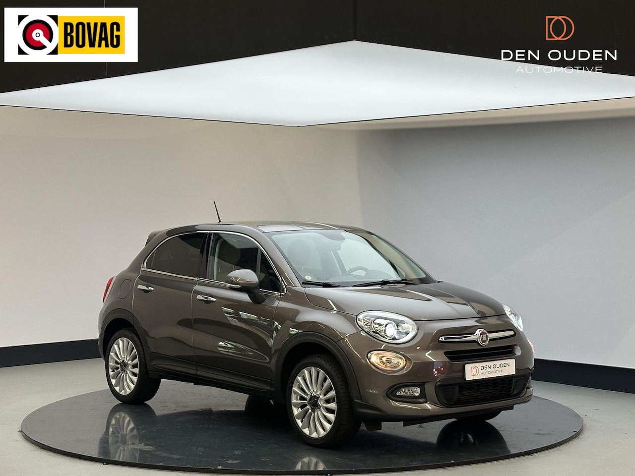 Fiat 500 X - 1.4 Turbo MultiAir Lounge Automaat | 18'' LM velgen | Half Leer | Clima | NL Auto - AutoWereld.nl