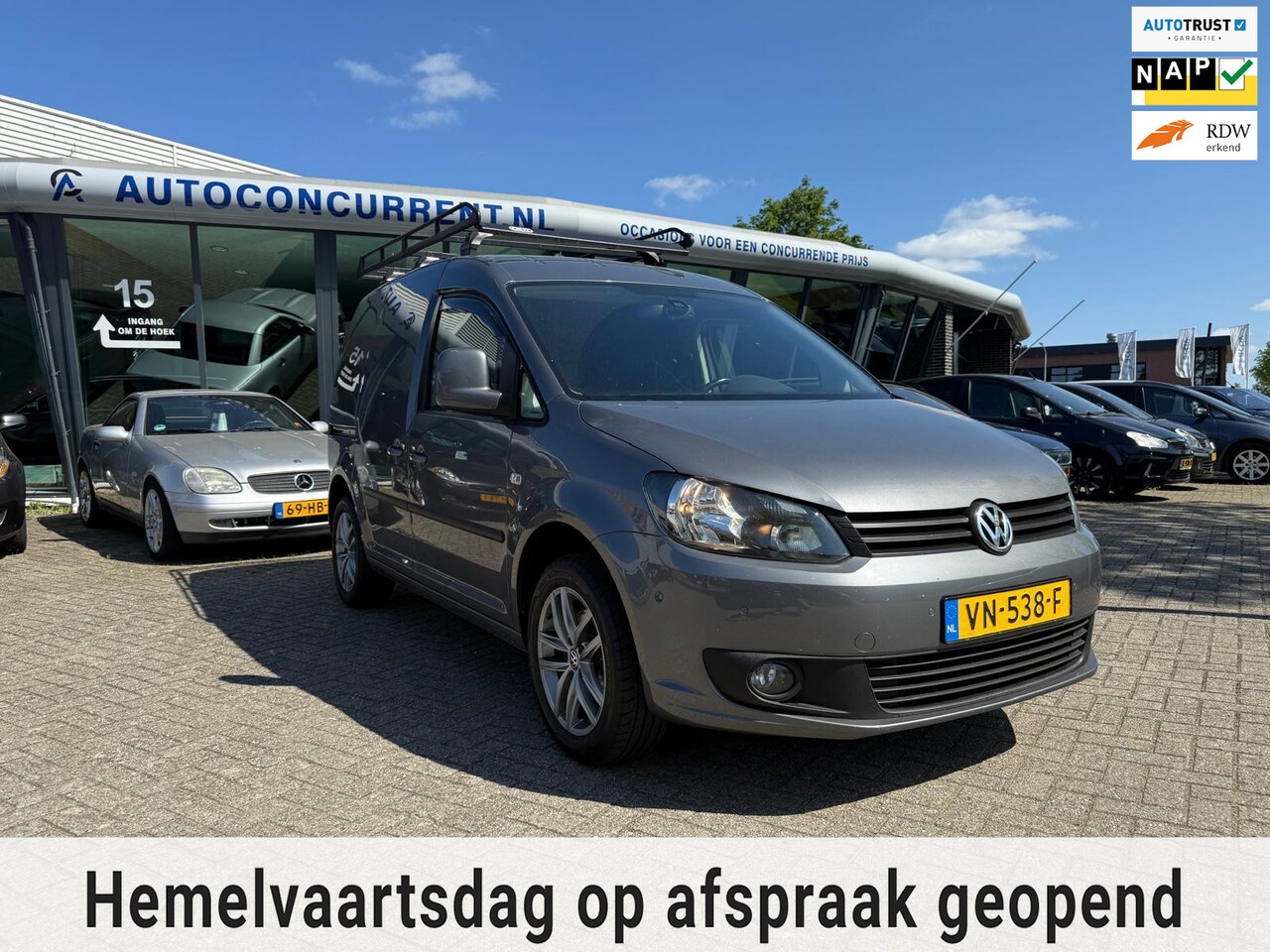 Volkswagen Caddy - 1.6 TDI 1.6 TDI, Vol optie, Leder, PDC, Navi, Standkachel, Stoelverw. - AutoWereld.nl