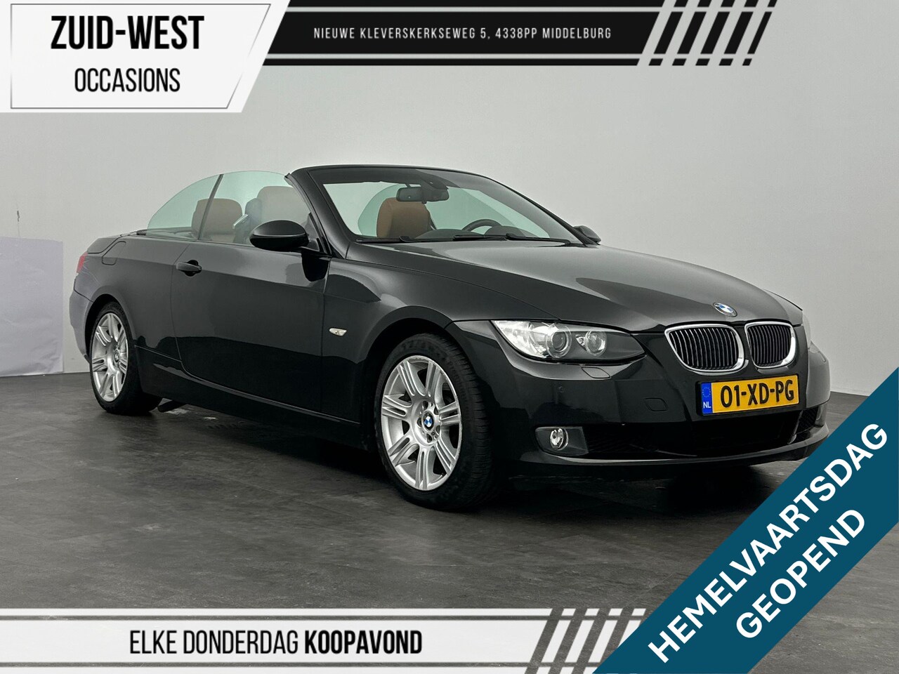 BMW 3-serie Cabrio - 325i High Executive Cabrio Automaat Leder - AutoWereld.nl