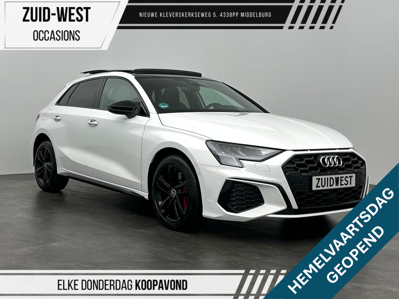 Audi A3 Sportback - 45 TFSI e S-Line Pano Camera Carplay ACC Lane - AutoWereld.nl