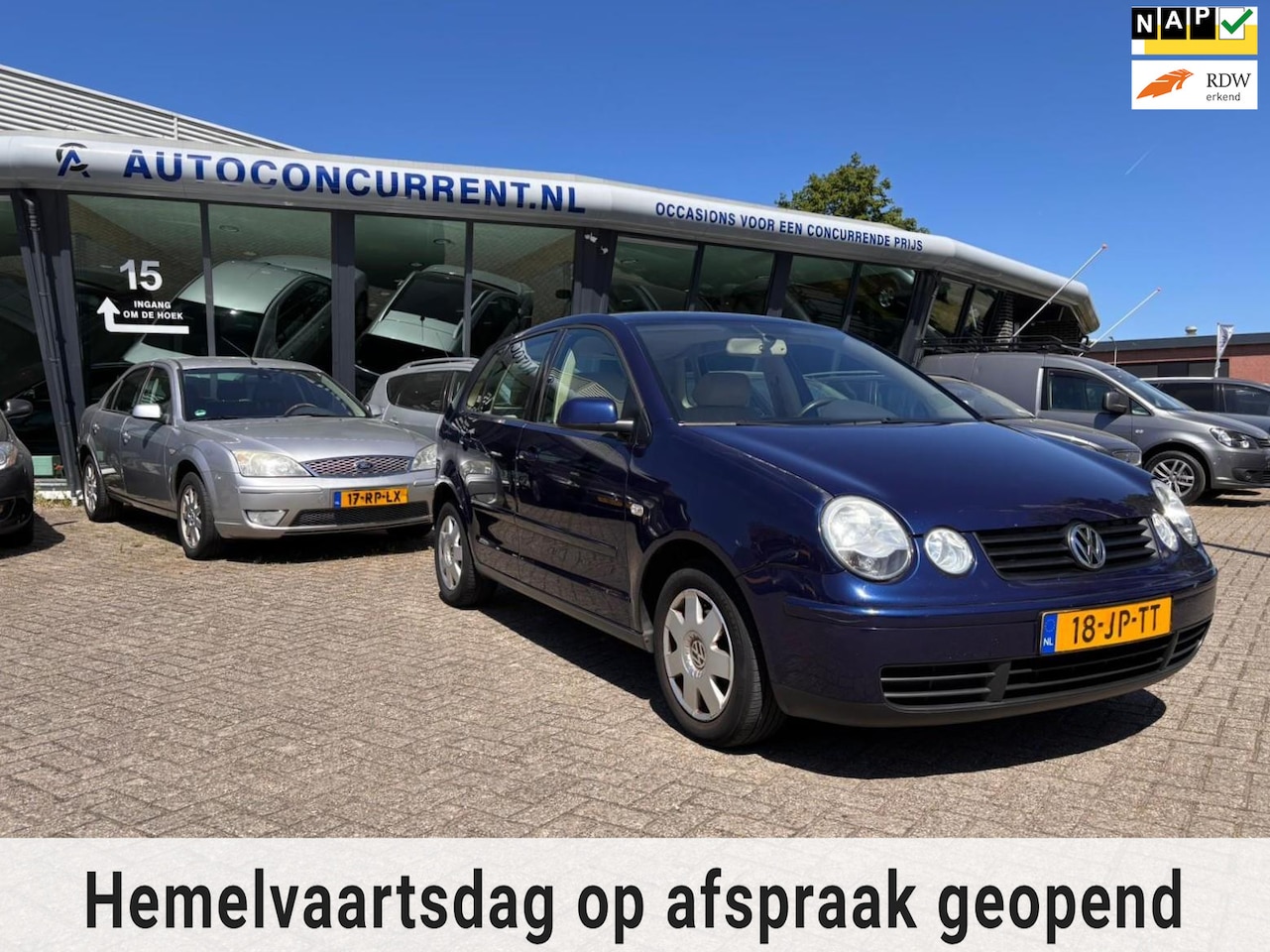 Volkswagen Polo - 1.4-16V Highline 1.4-16V Highline, Automaat, Airco, Nieuwe APK, Inruil mogelijk. - AutoWereld.nl