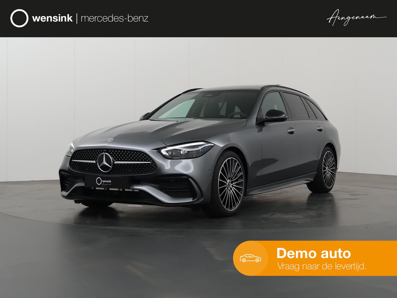 Mercedes-Benz C-klasse Estate - 180 AMG Line | panorama-dak | Night pakket | Digital light | 19" AMG velgen | KEYLESS GO - AutoWereld.nl