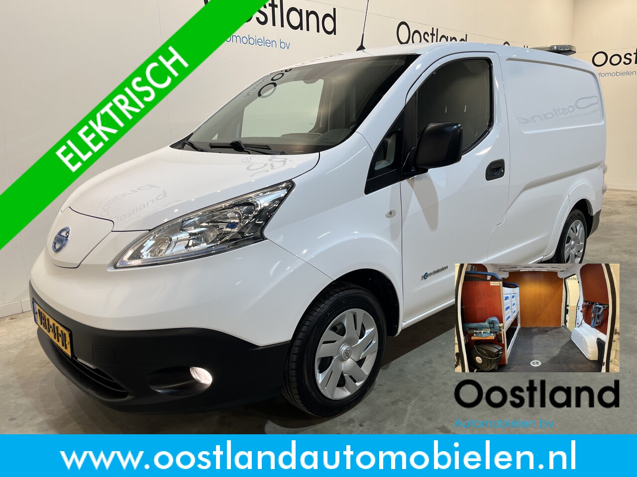 Nissan e-NV200 - Business 40 kWh / 100 % Elektrisch / Servicebus / Sortimo Inrichting / Airco / Camera / Na - AutoWereld.nl