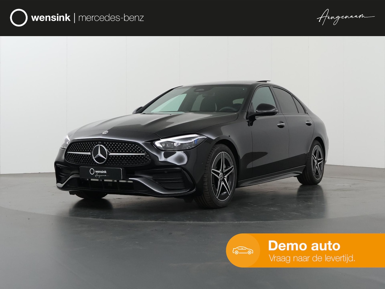 Mercedes-Benz C-klasse - 180 Star Edition AMG NIGHT | Panoramadak | 18" AMG Velgen | Keyless Entry | 360 camera | - AutoWereld.nl