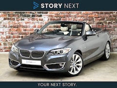 BMW 2-serie Cabrio - 220i High Executive Luxury Line Automaat / Navigatie Professional / Sportstoelen / Xenon /
