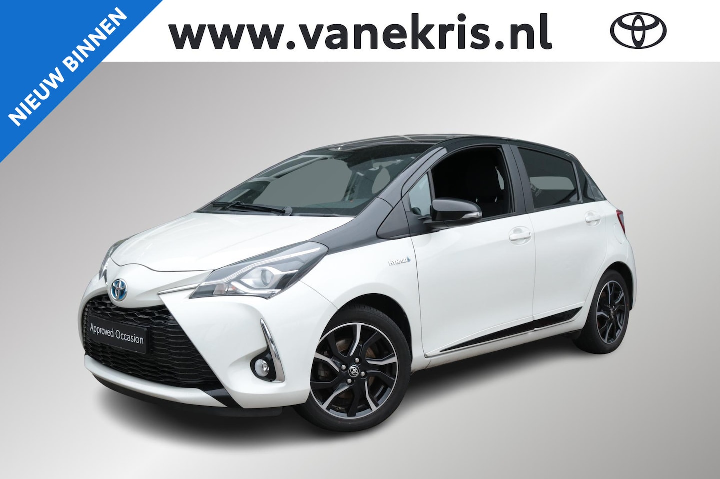 Toyota Yaris - 1.5 Hybrid Bi-Tone 1.5 Hybrid Bi-Tone, Trekhaak, Navi, Keyless entry - AutoWereld.nl