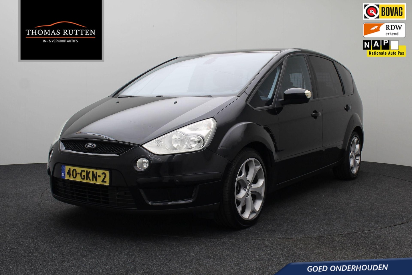 Ford S-Max - 2.0-16V 2008 | Trekhaak | Cruise Control | Airco | Goed Onderhouden | 2 Sleutels | Parkeer - AutoWereld.nl