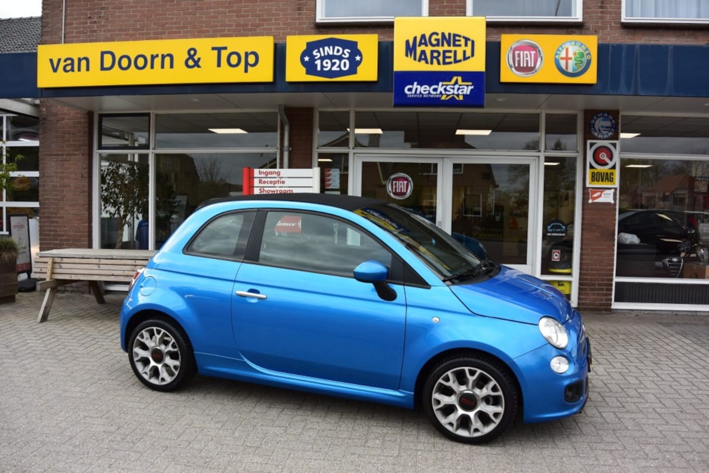 Fiat 500 C - 0.9 TWINAIR SPORT Cabriolet - AutoWereld.nl