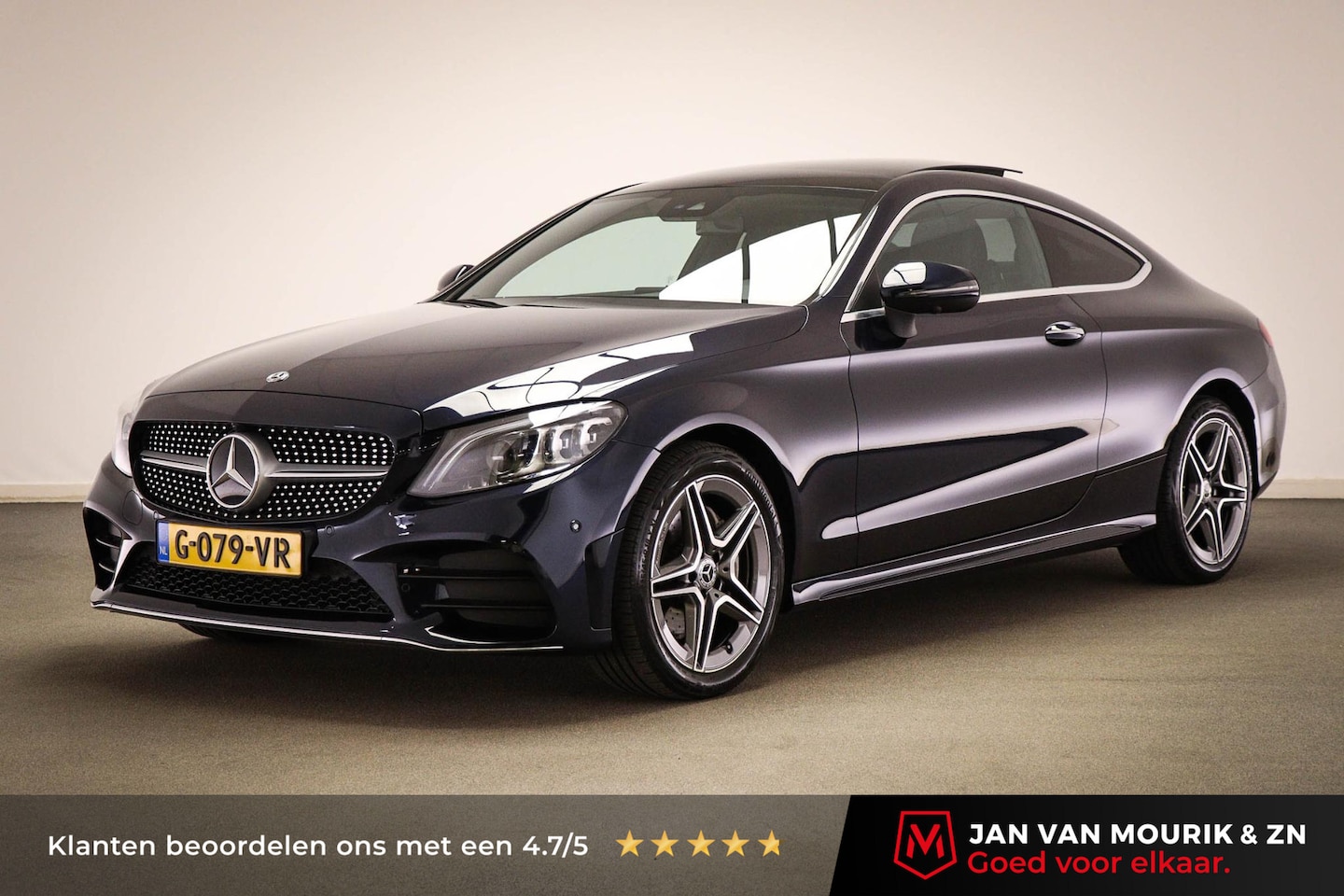 Mercedes-Benz C-klasse Coupé - 180 Premium Plus Pack | PANORAMADAK | LEDER | AMG LINE | BURMESTER  | 360 CAMERA - AutoWereld.nl