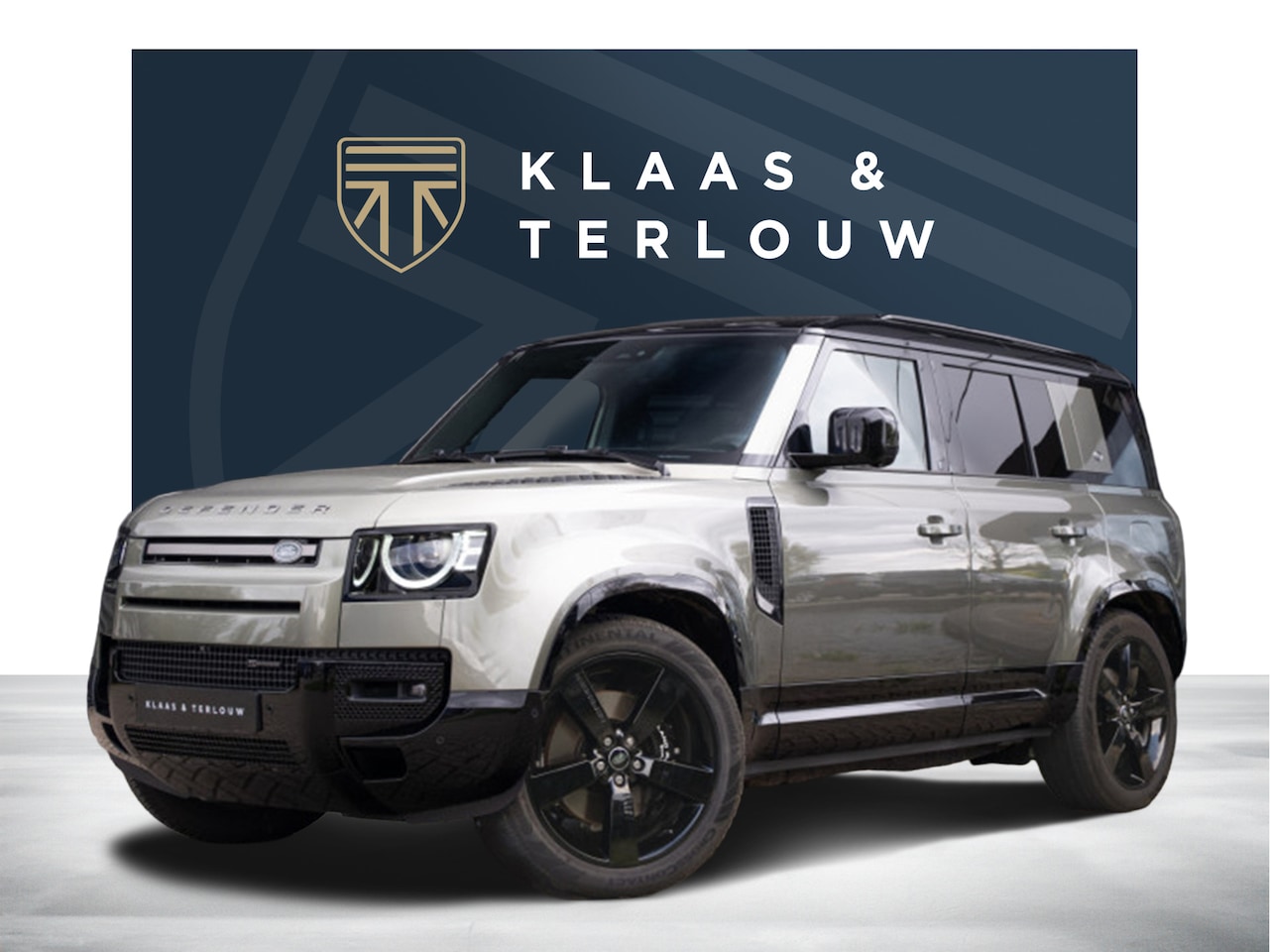 Land Rover Defender 110 - 2.0 P300e X-Dynamic HSE / Pangea Green / 22'' / Uitklapbare Trekhaak - AutoWereld.nl