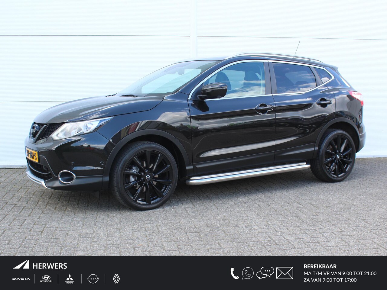 Nissan Qashqai - 1.2 DIG-T 115 Tekna AUTOMAAT / Navigatie / Lederen Bekleding / Stoelverwarming Voor / Pano - AutoWereld.nl