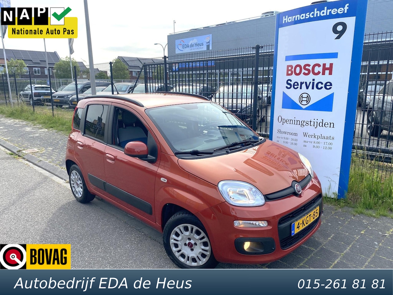 Fiat Panda - 0.9 TwinAir Dualogic Autom. Lounge met o.a. airco, bluetooth, mistlmp, radio/CD, etc. - AutoWereld.nl