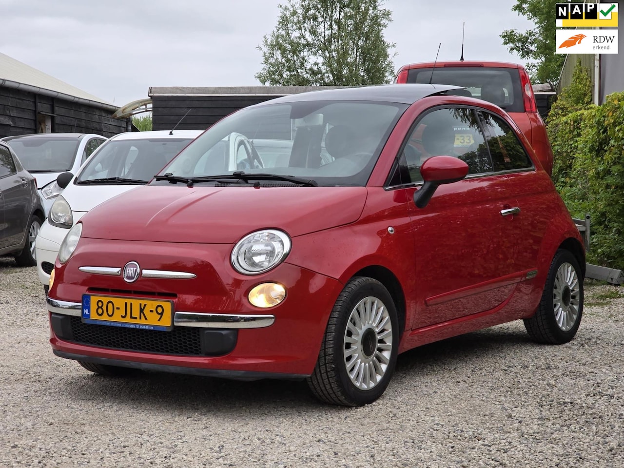 Fiat 500 - 1.2 Lounge Automaat/Schuifdak - AutoWereld.nl
